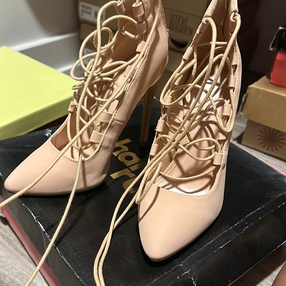 Light pink heels